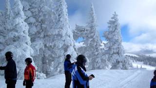 preview picture of video 'Frozen Trees and South Lake Tahoe - 9000 feet MSL - 12/30/2010'