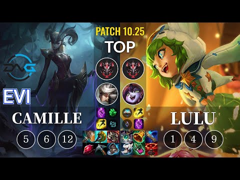 DFM Evi Camille vs Lulu Top - KR Patch 10.25