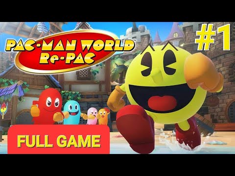 PAC-MAN World Re-Pac Full Gameplay 100% Walkthrough Part 1 - PIRATE SHIP AREA
