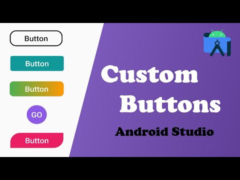 How to Create Custom Buttons in Android Studio | Custom Buttons Designs ...