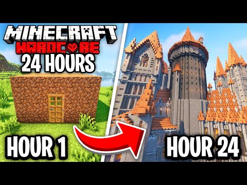 Mozi - I Played Hardcore Minecraft For 24 HOURS STRAIGHT...