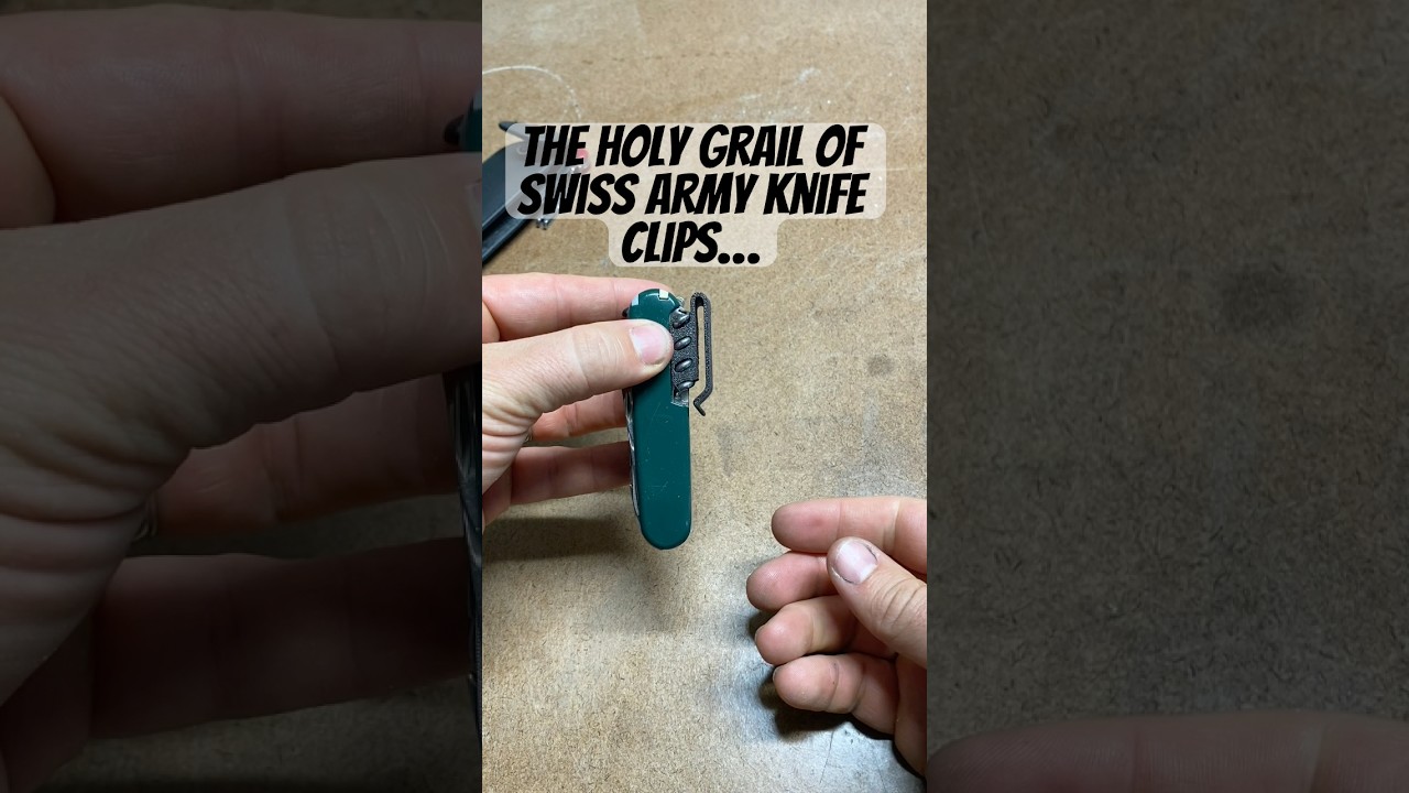 I FINALLY found the best way to EDC a larger Swiss Army Knife!