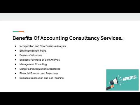 Accounting consultancy services