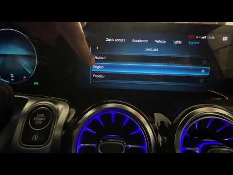 How to Change Language in Mercedes Benz ? How to Set Up MBUX System Language