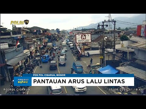 NTMC POLRI - PANTAUAN ARUS LALU LINTAS SIANG 05/08/25