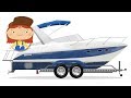Doctor McWheelie and a speed boat. Car cartoons for children.