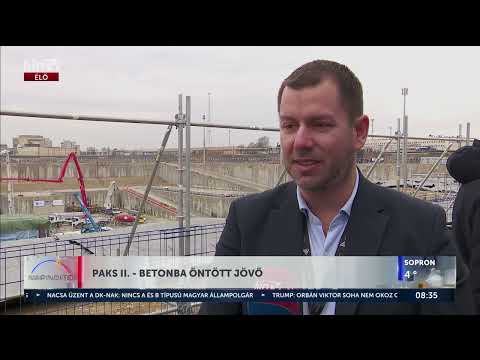 Paks II. már jogilag és gyakorlatilag is építés alatt álló erőmű - HírTV