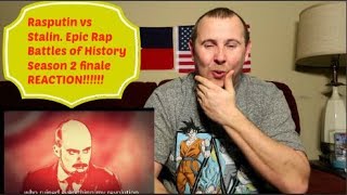 Rasputin vs Stalin. Epic Rap Battles of History Season 2 finale REACTION!!!!