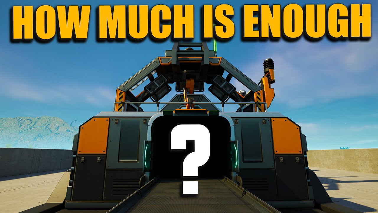 WHAT is the Ideal Item Production Rate in Satisfactory?