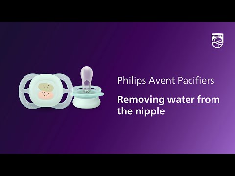 Philips Avent Pacifiers: Removing Water