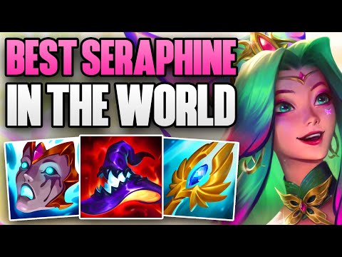 BEST SERAPHINE IN THE WORLD AMAZING CHALLENGER GAMEPLAY! | CHALLENGER SERAPHINE BOT GAMEPLAY | 13.13