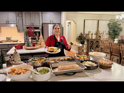 CENA NAVIDEÑA 2025 | ROLLO DE RES Y DE POLLO, ESPAGUETI, TARTA DE MANZANA Y ENSALADA DE FRUTAS!!