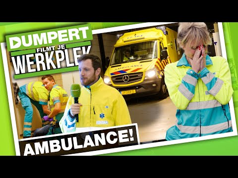 Meerijden in de ambulance in Dumpert Filmt Je Werkplek