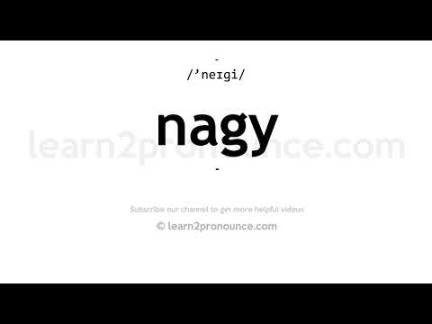 How to pronounce Nagy | English pronunciation