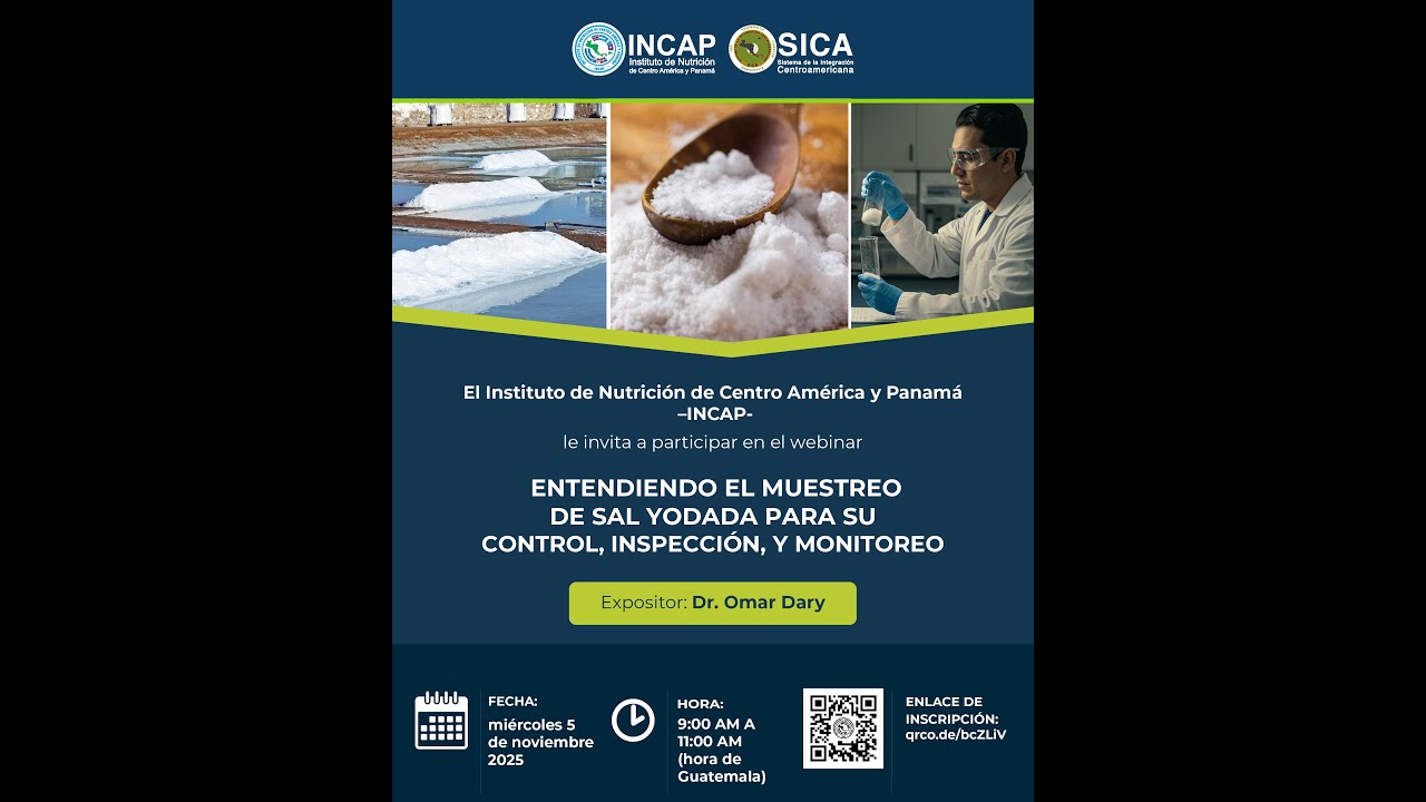 🎥 Webinar  Monitoreo de Programas de Fortificación de Alimentos: Más Allá del Dato