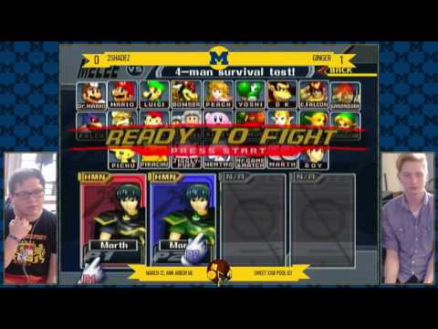 2Shadez (Marth) vs Ginger (Falco, Marth) - SWEET 23 Pools