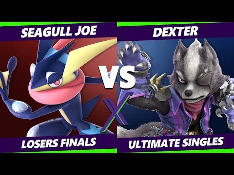 S@X 340 Losers Finals - Seagull Joe (Palutena, Greninja) Vs. Dexter (Wolf) Smash Ultimate - SSBU