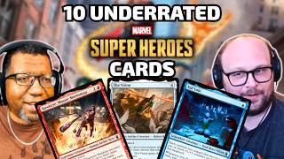 Top 10 Underrated Marvel Superheroes Cards Everyone Missed w/ Dev from @SBMTG | MTG Sleeper Picks 