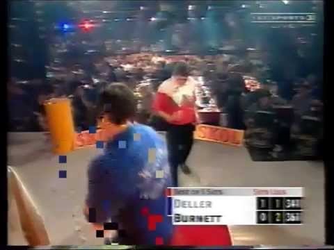 Keith Deller v Richie Burnett - 2001 World Darts Championships Part 2/5
