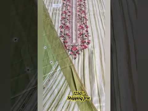 jaam cotton shirt, rayon bottom and pure muslin dupatta 🛍️(booking no.- 9922962588)