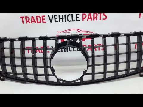 Fits Mercedes A Class W176 Facelift 2015-2018 Front Bumper Grille Sport Gloss Black video