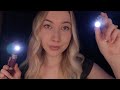ASMR Eye Exam With Only LIGHTS Instructions Focus Tests Light Scanning ️