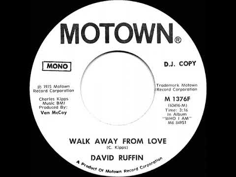 1976 David Ruffin - Walk Away From Love (mono radio promo 45)