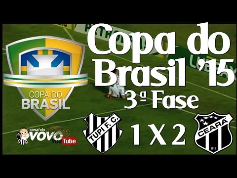[Copa do Brasil '15] Tupi FC 1 X 2 Ceará SC - Narração: Ivan Costa (Rádio Globo - Juiz de Fora-MG)