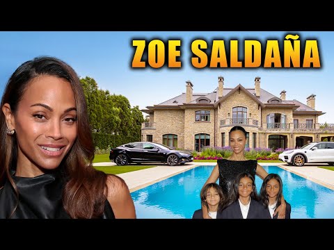 The Lifestyle of Zoe Saldana 2025 ★ House Tour, 3 Children, Cars, Net Worth