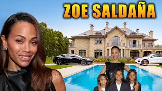 The Lifestyle of Zoe Saldana 2025 ★ House Tour, 3 Children, Cars, Net Worth