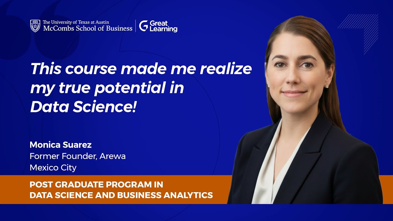 UT Austin Data Science Program Review by Monica