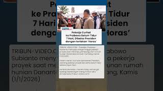 Curhat Tak Tidur 7 Hari, Prabowo Balas Curhat Pekerja dengan Teriakan Horas