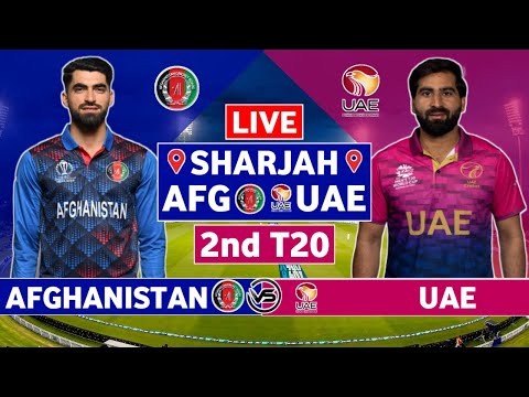 United Arab Emirates vs Afghanistan Live | UAE vs AFG 2nd T20 Live Scores & Commentary | 2nd Innings