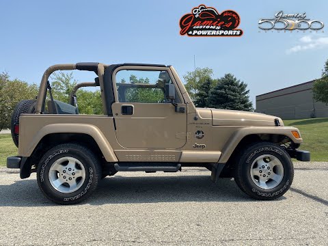 1999 Jeep Wrangler Sahara 2dr 4WD SUV in Big Bend, Wisconsin - Video 1