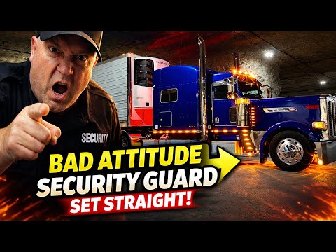 Security Guard Gets Checked For His Bad Attitude 
