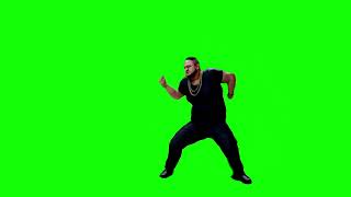 Raymond Law (Samoa Joe) dancing Pirate Yakuza green screen