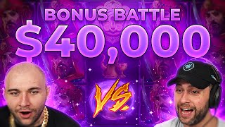 HUGE $40,000 BONUS BUY BATTLE vs MY BROTHER @hyuslive!! WHO IS THE LUCKY ONE?! (Bonus Buys)