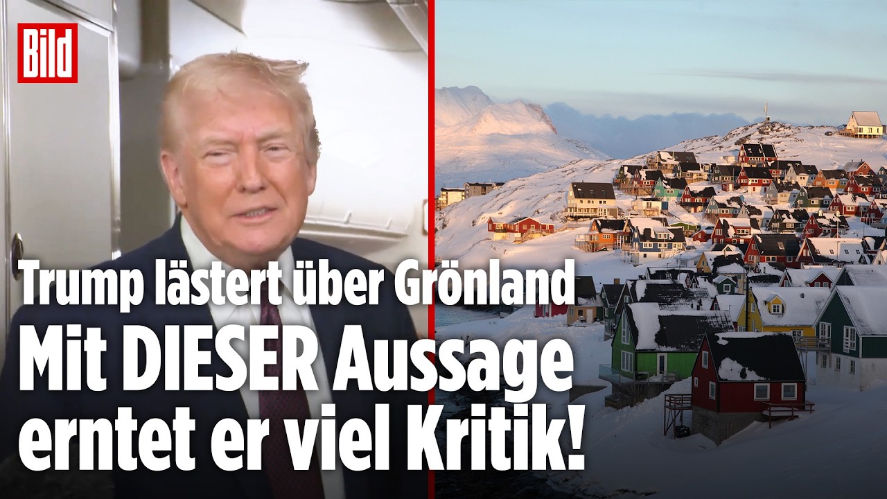 SCHON WIEDER GRÖNLAND: Donald Trump erntet Kritik nach herablassender Aussage!