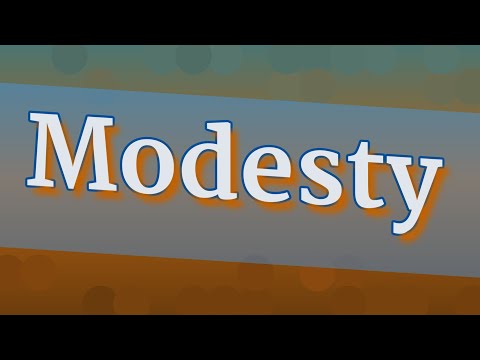 MODESTY pronunciation • How to pronounce MODESTY