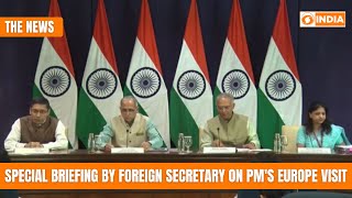 Special Briefing by Foreign Secretary on PM's Europe visit | The News | 01.05.2022
