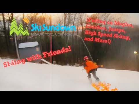 Skiing at Ski Sundown CT with Friends!