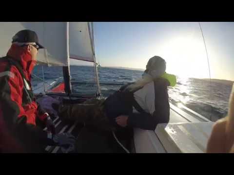 Wharram Tiki 26 "Scat" 8th May 2018 Exe Sailing Club pursuit race