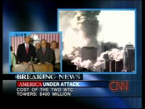CNN 9/11 LIVE TV Coverage 2:30  P.M - 2:45 P.M