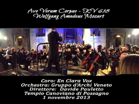 Ave Verum Corpus KV618 - W.A. Mozart - Coro En Clara Vox - Mo. Davide Pauletto
