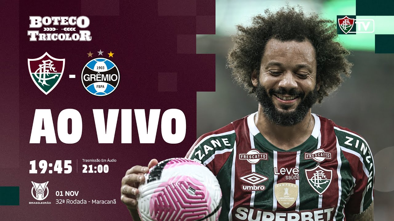 AO VIVO - FLUMINENSE X GRÊMIO | CAMPEONATO BRASILEIRO 2024 | 32ª RODADA