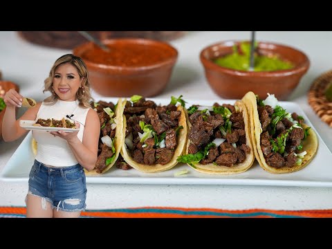Next time you crave MEXICAN STREET TACOS, make them this way at home | Avocado Salsa & Salsa Roja