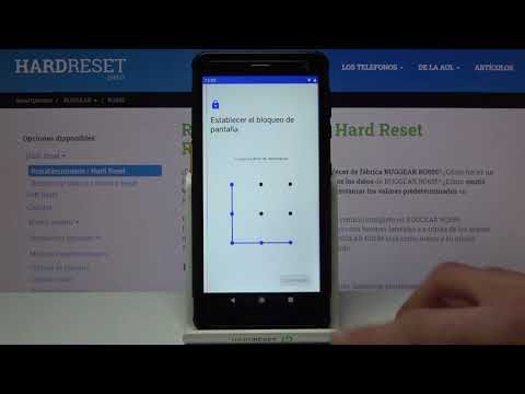 Cómo desbloquear un RUGGEAR RG655 con contraseña - poner pin, patrón o contraseña