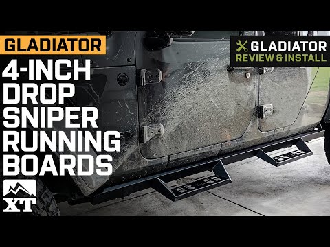 Jeep Gladiator JT 4-Inch Drop Sniper Running Boards Review & Install