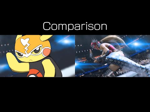 Pokkén Tag Tournament Trailer - Comparison Video