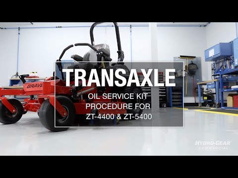 Hydro-Gear ZT-4400 & ZT-5400 Oil Change Process